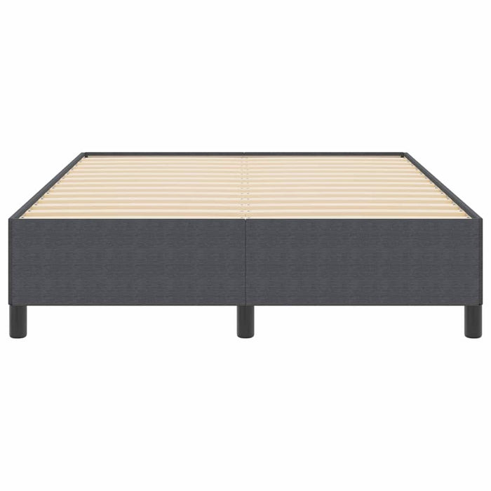 Cadru de pat Gri închis 160 x 200 cm Țesătură de catifea - WALTI WALTI