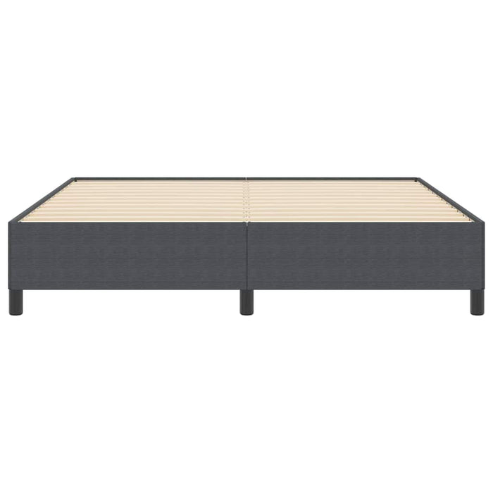 Pat cu arcuri Gri închis 180 x 200 cm Țesătură din corduroy - WALTI WALTI