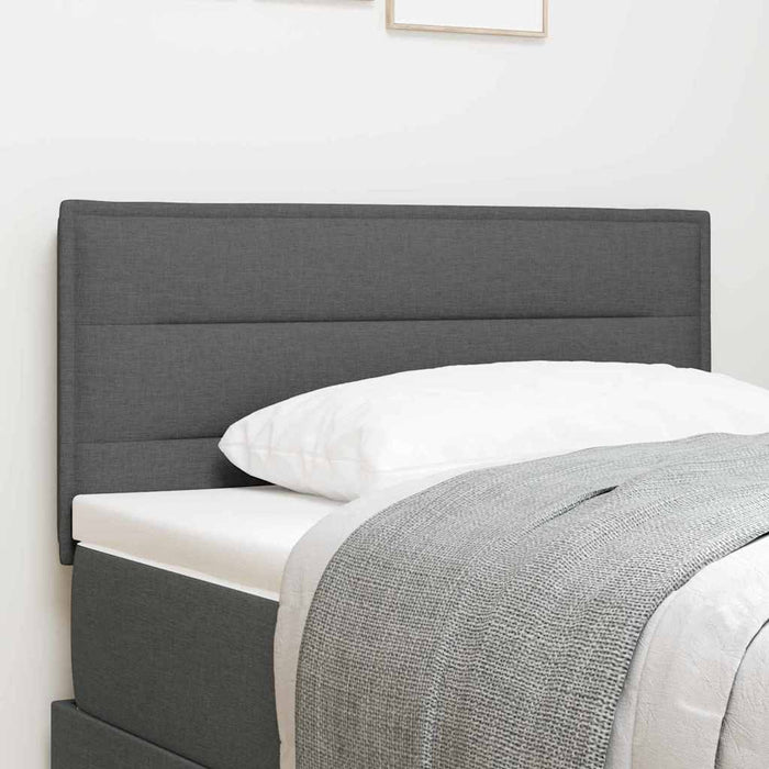 Tăblie cap cu headboard Manual Gri închis 80 cm țesătură - WALTI WALTI