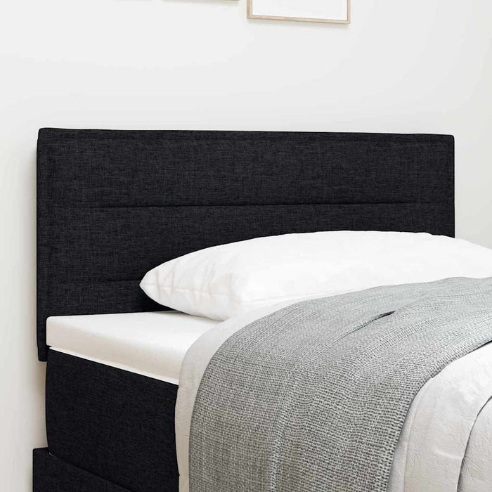 Tăblie cap cu headboard Manual Negru 80 cm țesătură - WALTI WALTI