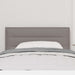 Tăblie cap cu headboard Manual Gri taupe 80 cm țesătură - WALTI WALTI