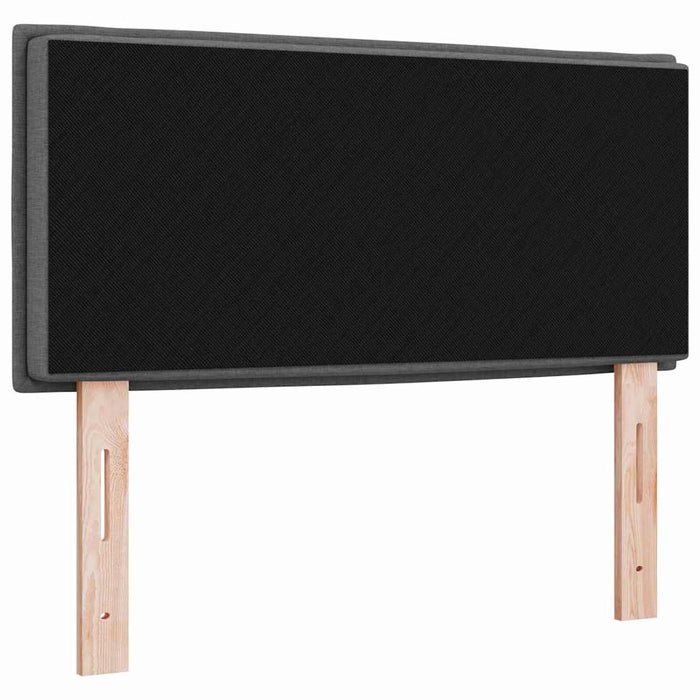 Tăblie cap cu headboard Manual Gri închis 90 cm țesătură - WALTI WALTI