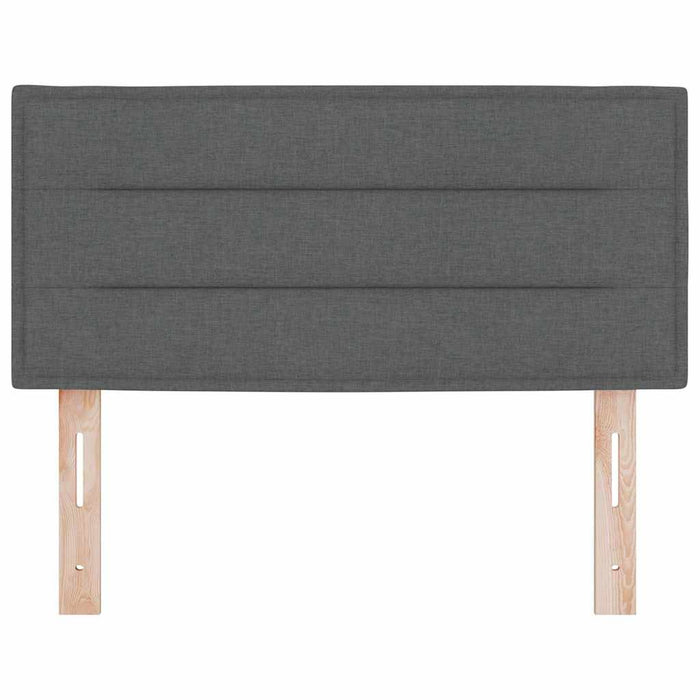 Tăblie cap cu headboard Manual Gri închis 90 cm țesătură - WALTI WALTI