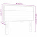 Tăblie cap cu headboard Crem 90 cm Piele artificială - WALTI WALTI