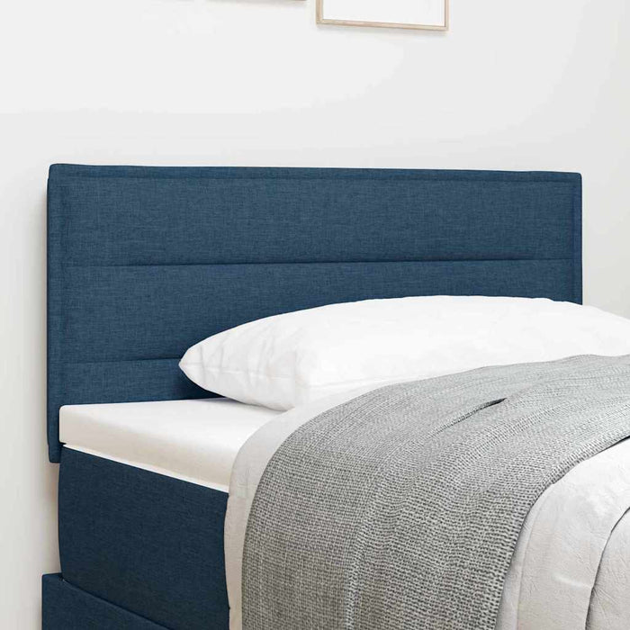 Tăblie cap cu headboard Manual albastru 90 cm țesătură - WALTI WALTI