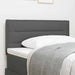 Tăblie cap cu headboard Manual Gri închis 100 cm țesătură - WALTI WALTI
