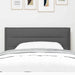 Tăblie cap cu headboard Manual Gri închis 100 cm țesătură - WALTI WALTI