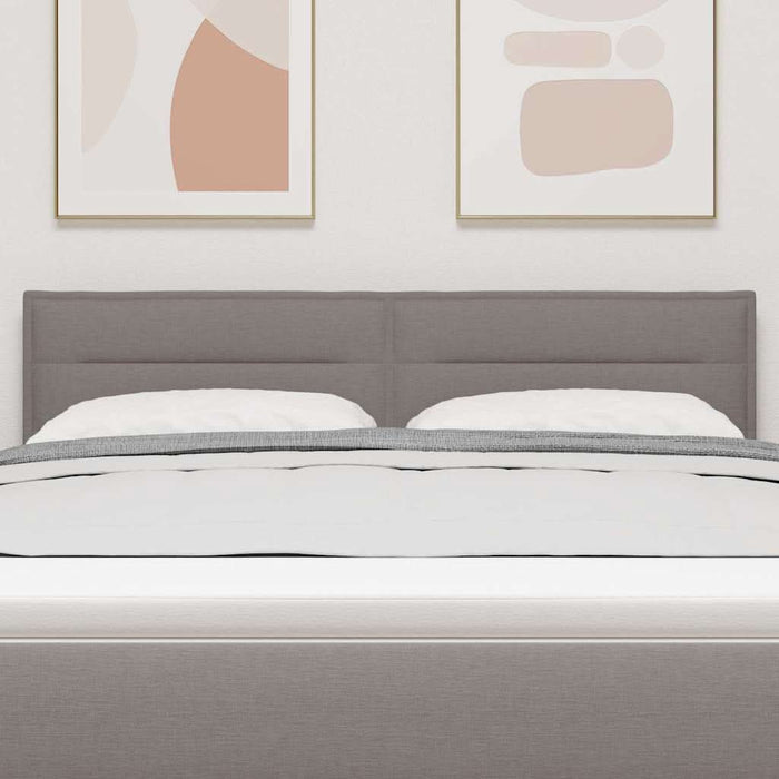 Tăblie cap cu headboard Gri taupe 144 cm Piele artificială - WALTI WALTI