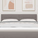 Tăblie cap cu headboard Gri taupe 144 cm Piele artificială - WALTI WALTI