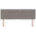 Tăblie cap cu headboard Gri taupe 144 cm Piele artificială - WALTI WALTI