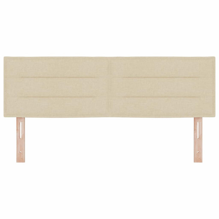 Tăblie cap cu headboard Crem 144 cm Piele artificială - WALTI WALTI