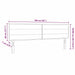 Tăblie cap cu headboard Gri deschis 160 cm Piele artificială - WALTI WALTI