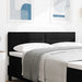 Tăblie cap cu headboard Negru 160 cm Piele artificială - WALTI WALTI