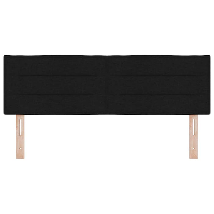 Tăblie cap cu headboard Negru 160 cm Piele artificială - WALTI WALTI