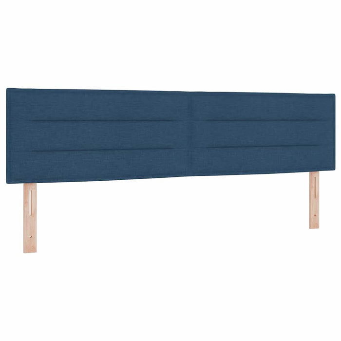 Tăblie cap cu headboard albastru 180 cm Piele artificială - WALTI WALTI