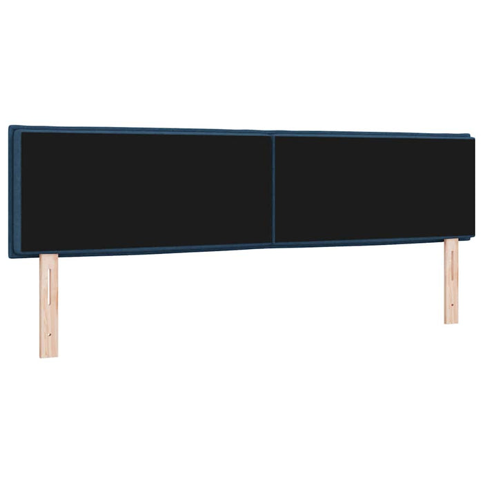 Tăblie cap cu headboard albastru 180 cm Piele artificială - WALTI WALTI