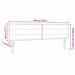 Tăblie cap cu headboard albastru 180 cm Piele artificială - WALTI WALTI