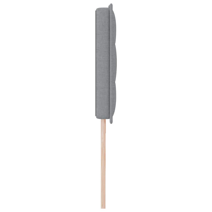 Tăblie cap cu headboard Gri deschis 200 cm Piele artificială - WALTI WALTI
