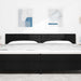 Tăblie cap cu headboard Negru 200 cm Piele artificială - WALTI WALTI