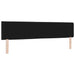 Tăblie cap cu headboard Negru 200 cm Piele artificială - WALTI WALTI