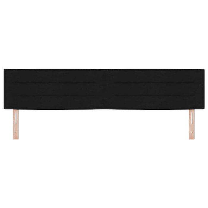 Tăblie cap cu headboard Negru 200 cm Piele artificială - WALTI WALTI