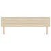 Tăblie cap cu headboard Crem 200 cm Piele artificială - WALTI WALTI