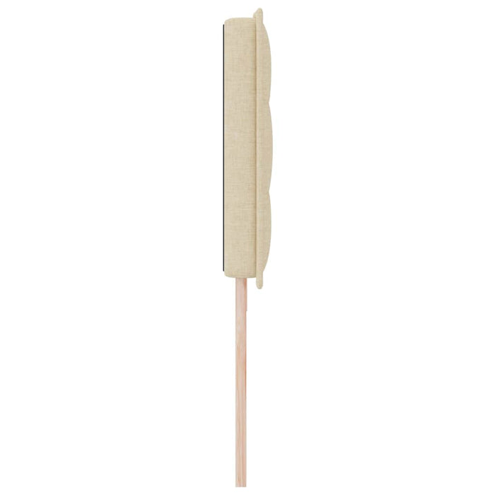 Tăblie cap cu headboard Crem 200 cm Piele artificială - WALTI WALTI