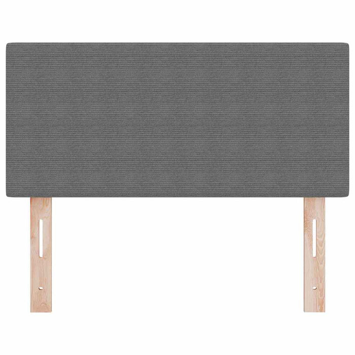 Tăblie cap Gri deschis 100 cm Țesătură din corduroy WALTI