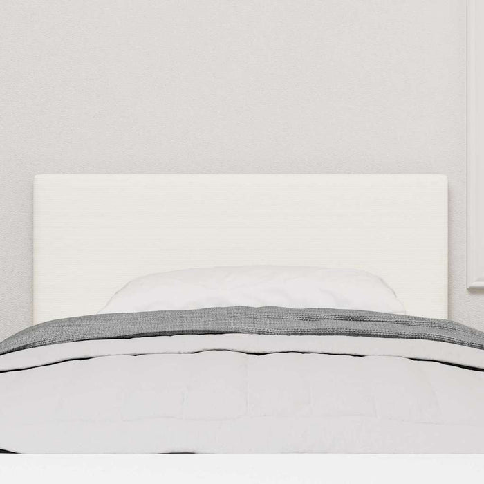 Tăblie cap cu headboard Crem 100 cm Piele artificială - WALTI WALTI