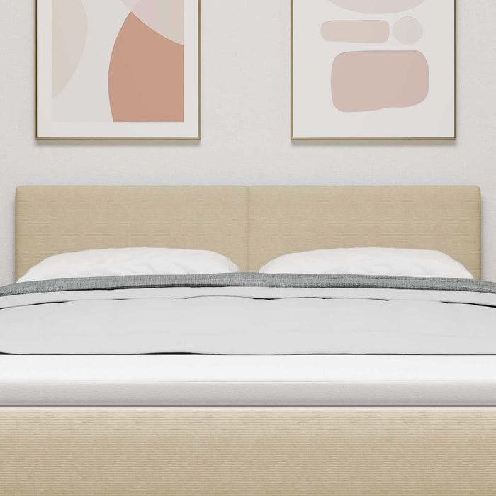 Tăblie cap Verde deschis gri 144 cm Piele artificială - WALTI WALTI