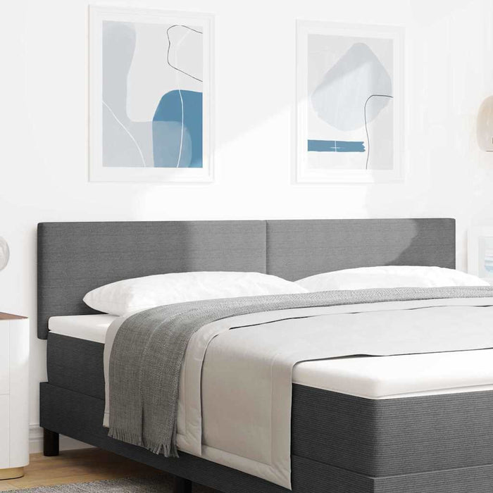 Tăblie cap cu headboard Gri deschis 180 cm Piele artificială - WALTI WALTI