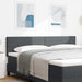 Tăblie cap cu headboard Gri închis 180 cm Piele artificială - WALTI WALTI