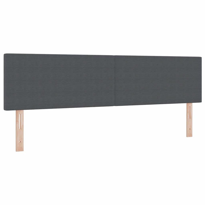 Tăblie cap cu headboard Gri închis 180 cm Piele artificială - WALTI WALTI