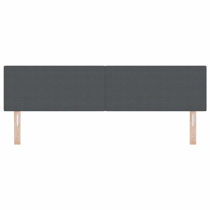 Tăblie cap cu headboard Gri închis 180 cm Piele artificială - WALTI WALTI