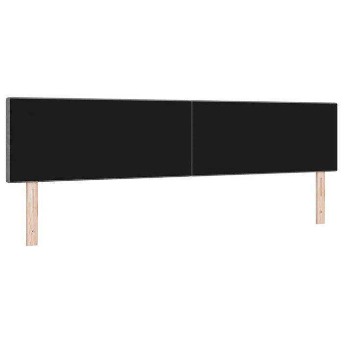 Tăblie cap cu headboard Gri deschis 200 cm Piele artificială - WALTI WALTI