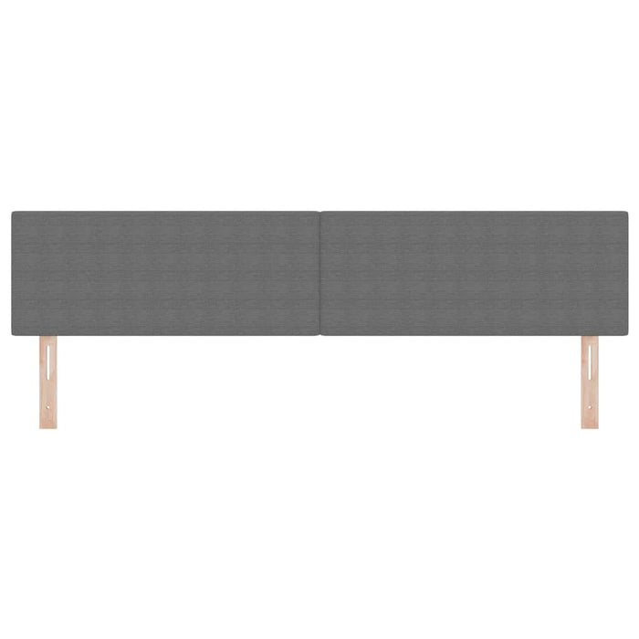 Tăblie cap cu headboard Gri deschis 200 cm Piele artificială - WALTI WALTI