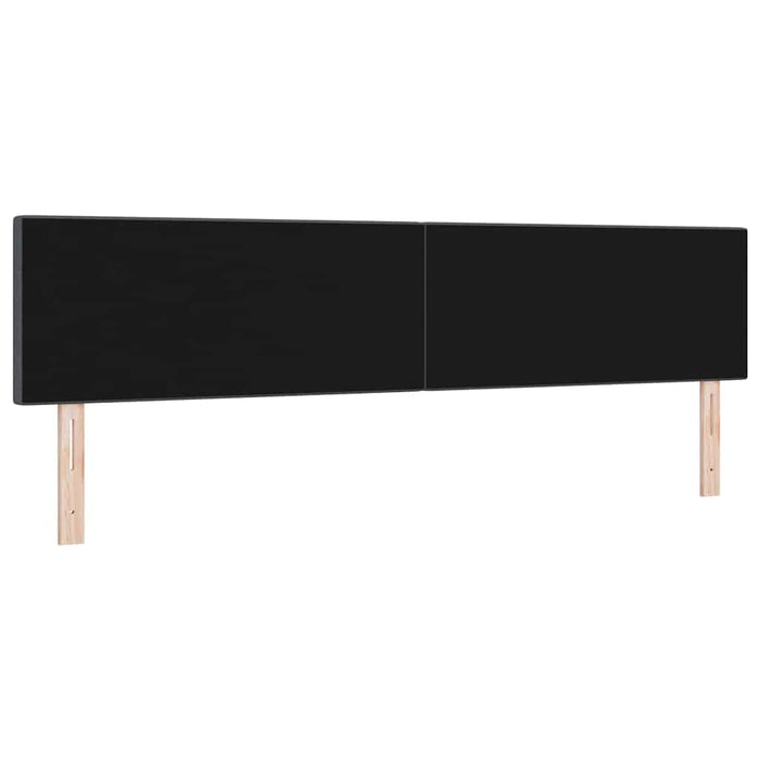 Tăblie cap cu headboard Gri închis 200 cm Piele artificială - WALTI WALTI