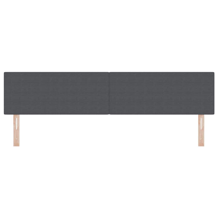 Tăblie cap cu headboard Gri închis 200 cm Piele artificială - WALTI WALTI