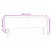Tăblie cap cu headboard Crem 200 cm Piele artificială - WALTI WALTI