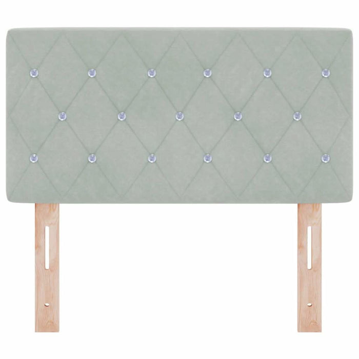Tăblie din Catifea Argyle Manual Gri deschis 80 cm Catifea - WALTI WALTI