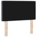 Tăblie din Catifea Argyle cu headboard Gri închis 80 cm Catifea - WALTI WALTI