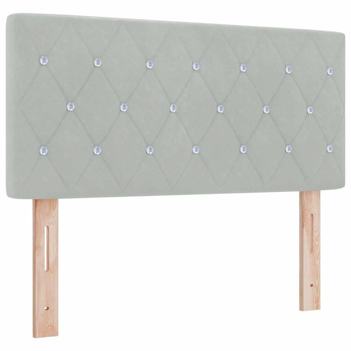 Tăblie din Catifea Argyle Manual Gri deschis 90 cm Catifea - WALTI WALTI
