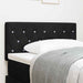 Tăblie din Catifea Argyle cu headboard Negru 90 cm Catifea - WALTI WALTI