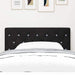 Tăblie din Catifea Argyle cu headboard Negru 90 cm Catifea - WALTI WALTI