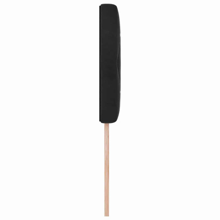 Tăblie din Catifea Argyle cu headboard Negru 90 cm Catifea - WALTI WALTI