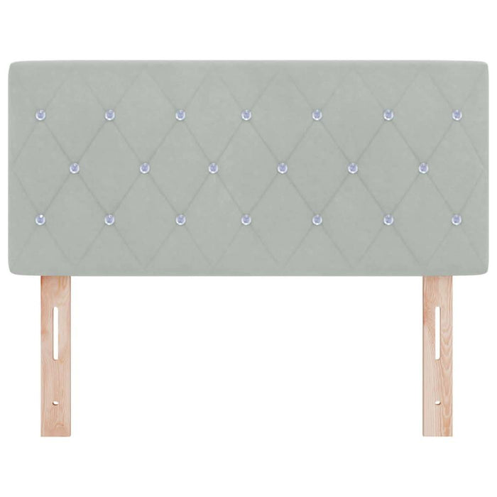 Tăblie din Catifea Argyle Manual Gri deschis 100 cm Catifea - WALTI WALTI
