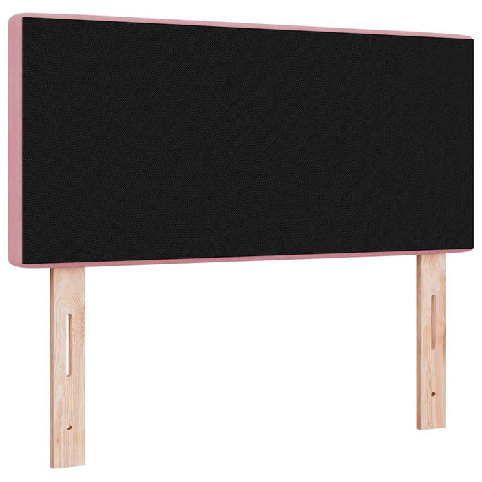 Tăblie cap Roz 100 cm Catifea - WALTI WALTI