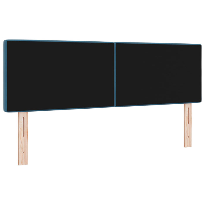 Tăblie cap Albastru închis 160 cm Catifea WALTI