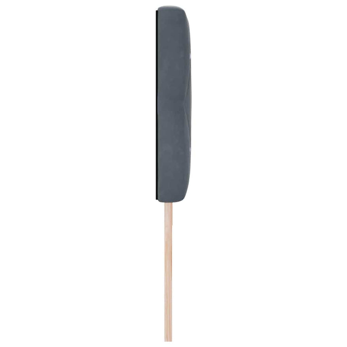 Tăblie cap cu headboard Gri închis 180 cm Piele artificială - WALTI WALTI
