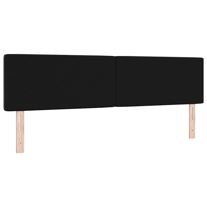 Tăblie cap Negru 180 cm Catifea WALTI